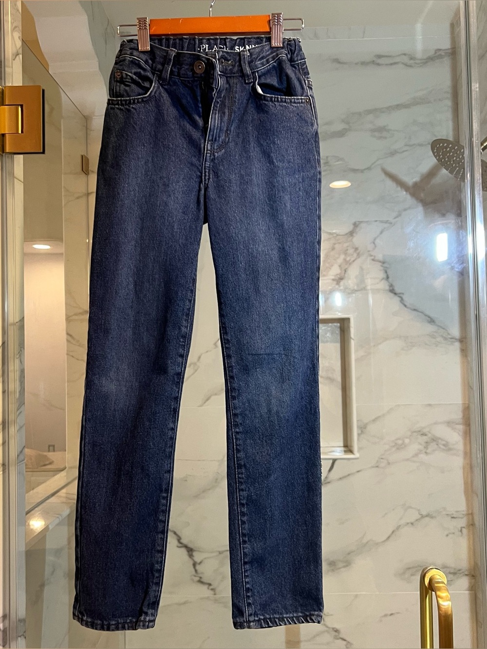 Children place dark wash jeans boys